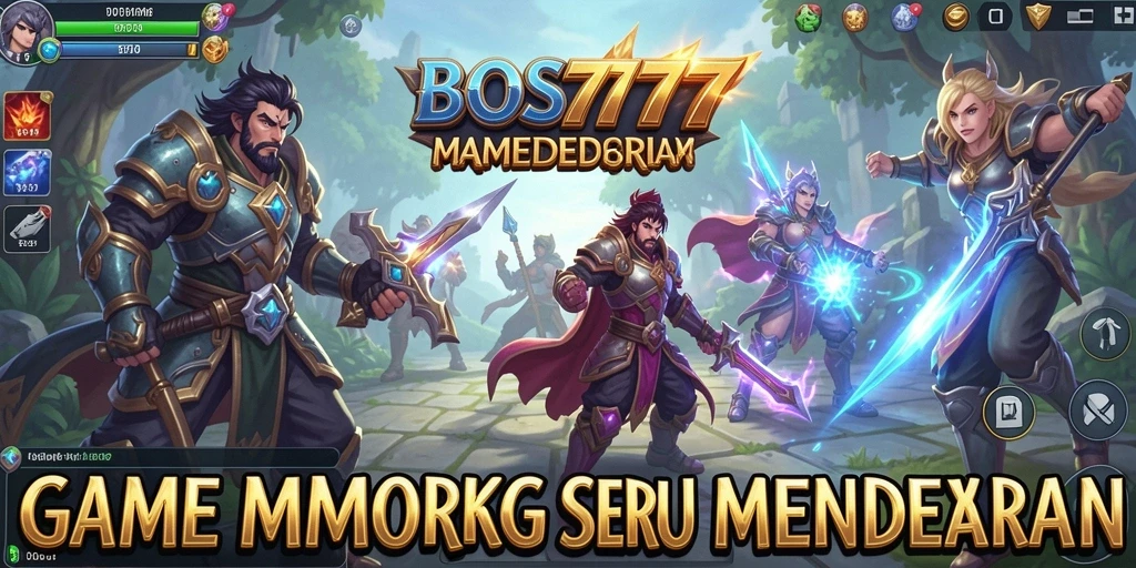 Screenshot gameplay BOS777 yang menampilkan aksi seru dalam dunia MMORPG.