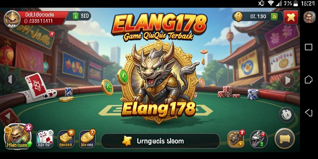 Gameplay QiuQiu yang penuh aksi dan strategi.