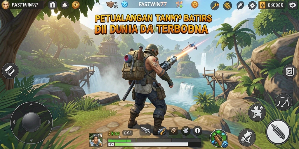 Tampilan gameplay menakjubkan dari dunia terbuka di FASTWIN77.