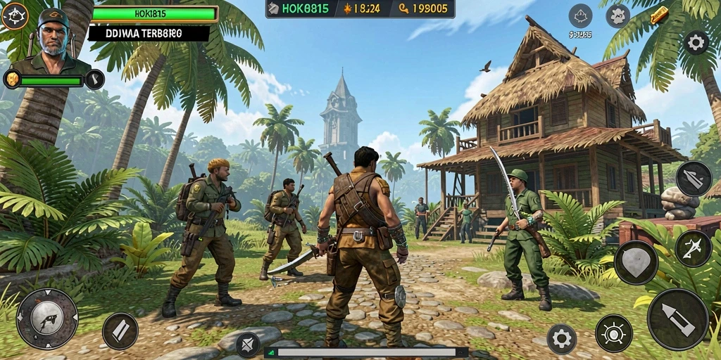 Gameplay menakjubkan dalam dunia terbuka yang luas.