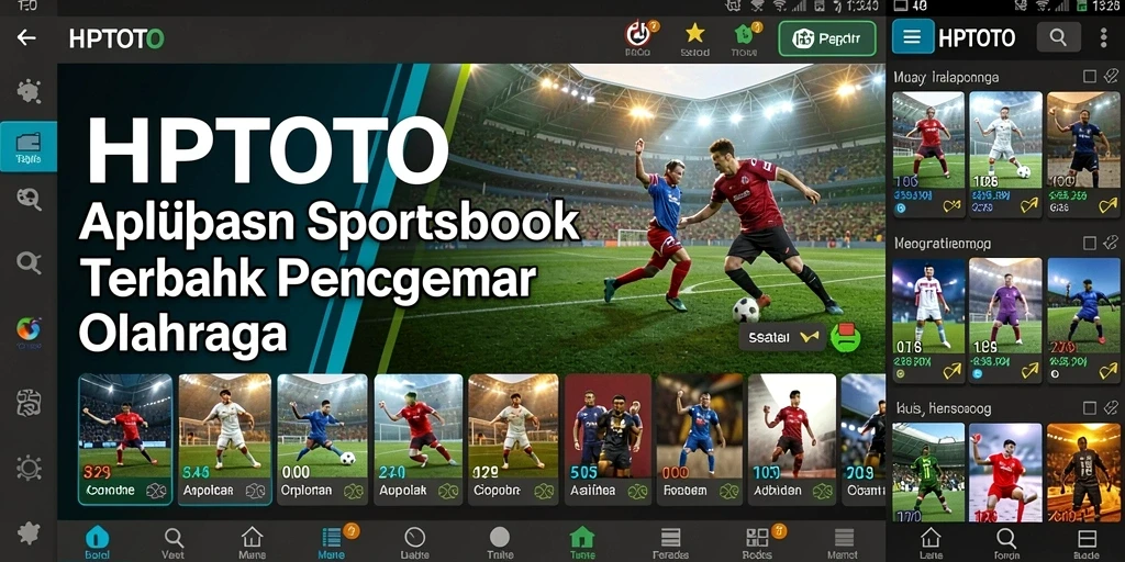 Tampilan antarmuka HPTOTO yang menarik dalam taruhan olahraga.
