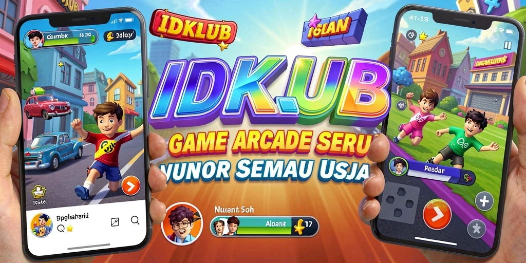 Gameplay seru IDKLUB yang penuh tantangan di layar.