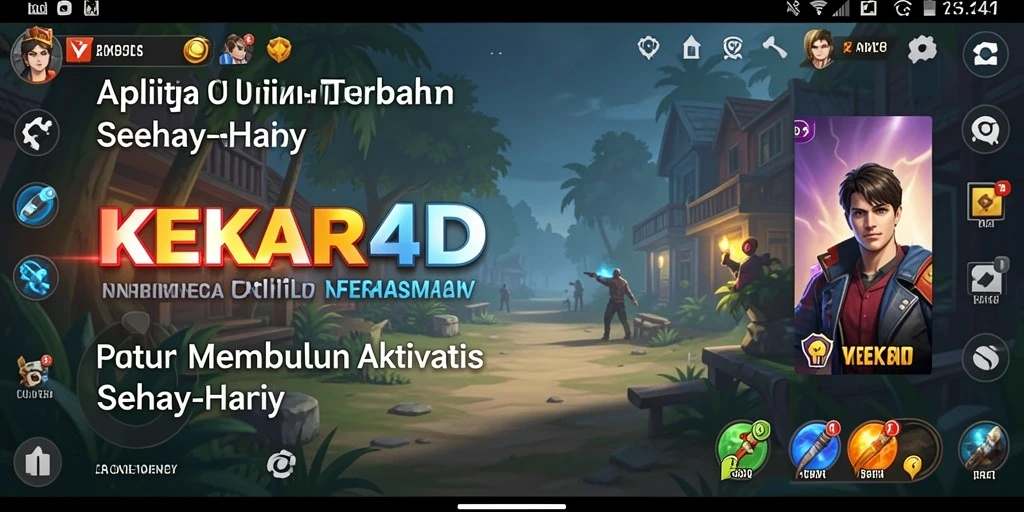 Tampilan aplikasi KEKAR4D dengan fitur pengelolaan tugas.