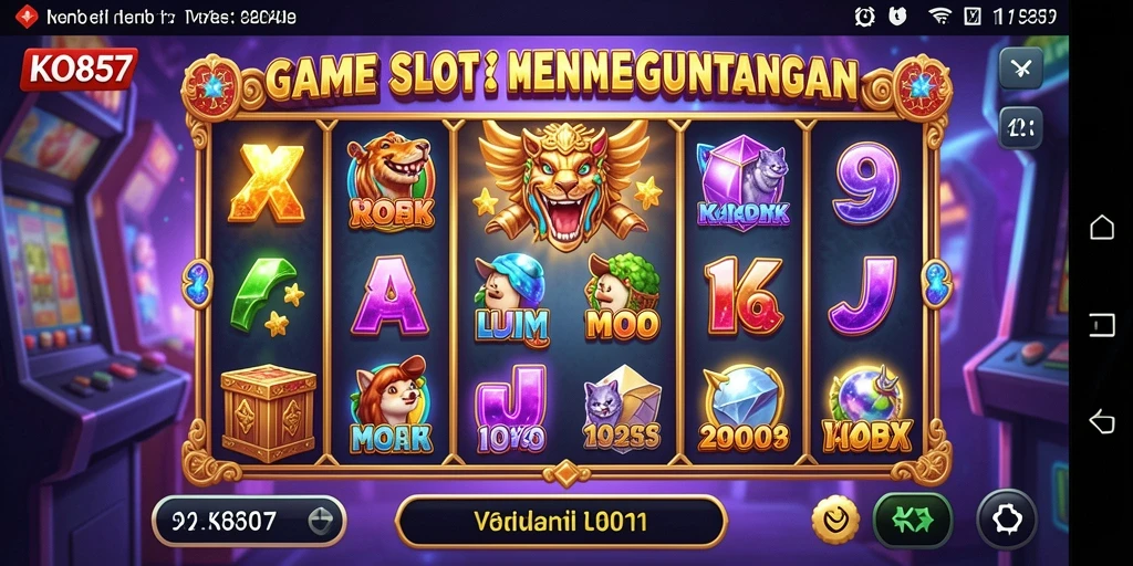 Screenshot KO857 menampilkan aksi memukau dalam permainan Slot.