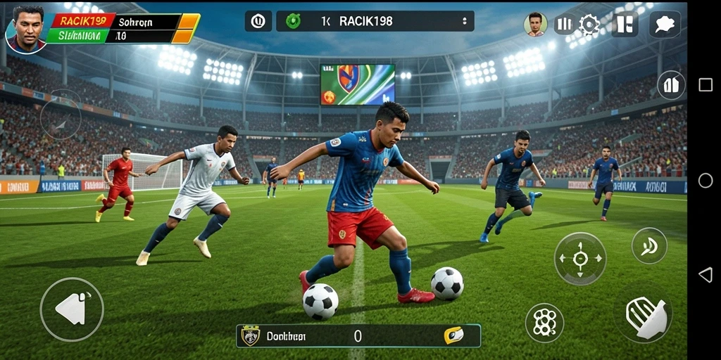 Tampilan seru dari gameplay <strong>RACIK198</strong> dalam berbagai cabang olahraga.