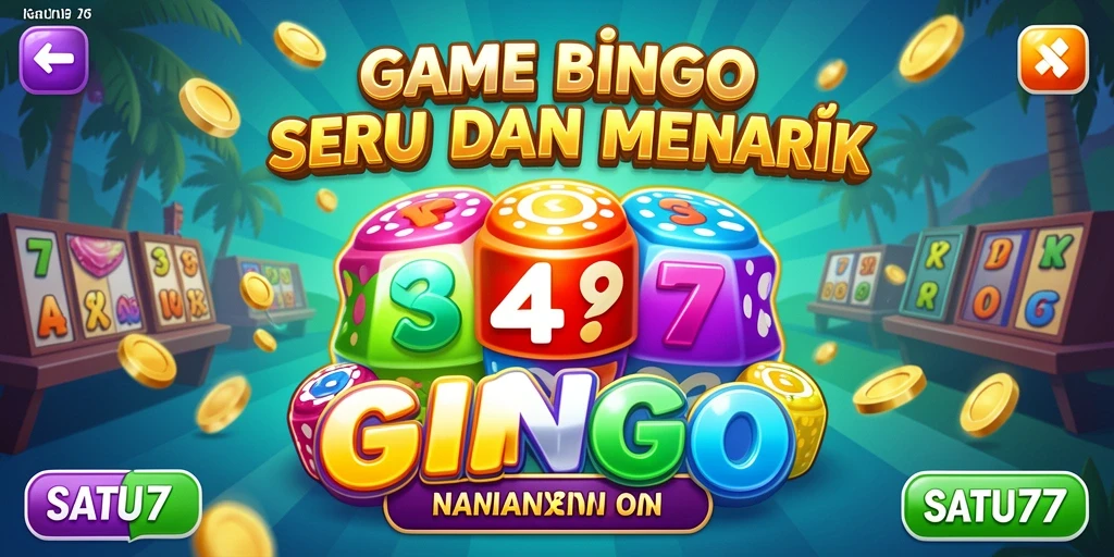 Tampilan gameplay yang menarik dari SATU77 Bingo.