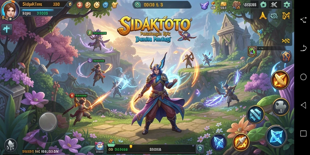 Gameplay seru di dunia fantasi yang menantang.