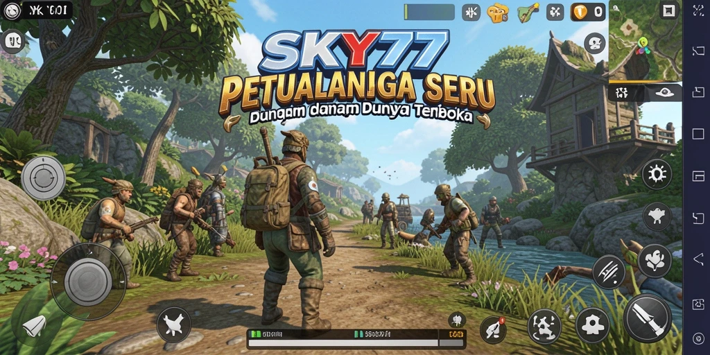 Menampilkan gameplay Open World yang menakjubkan di SKY77.