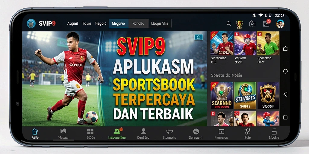 Screenshot gameplay SVIP9 menampilkan antarmuka taruhan olahraga yang jelas.