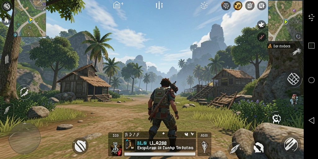 Screenshot gameplay ULAR288 menampilkan eksplorasi mendalam di dunia terbuka.